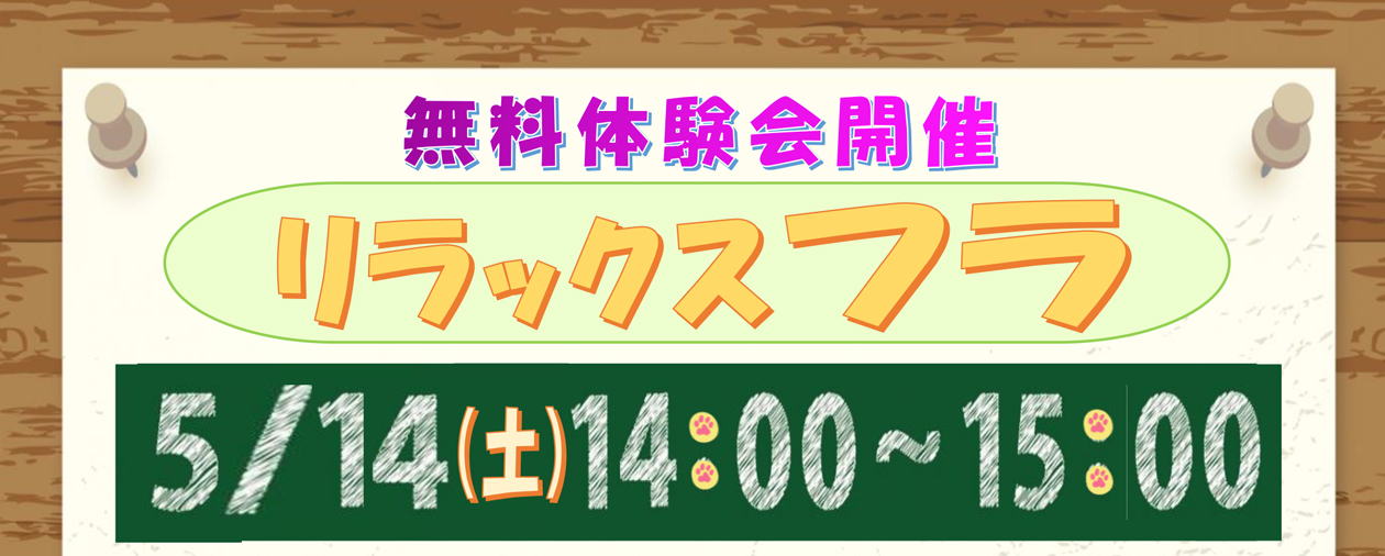 【無料体験】リラックスフラ